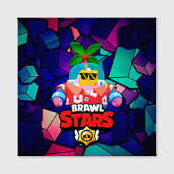 Холст квадратный BRAWL STARS NEW SPROUT 12, цвет: 3D-принт — фото 2