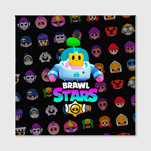 Картина квадратная BRAWL STARS SPROUT 27 / 3D-принт – фото 2