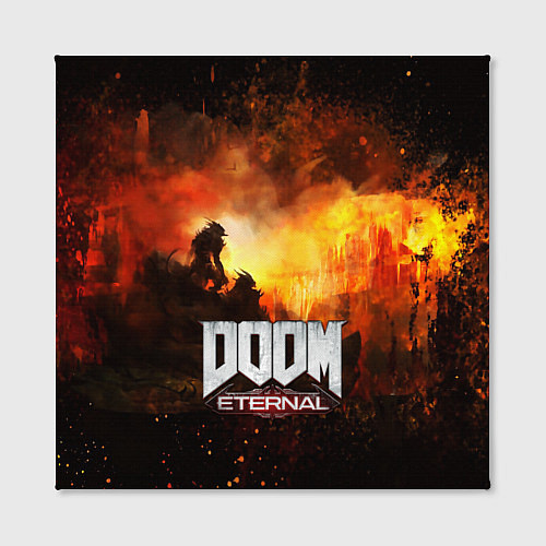 Картина квадратная DOOM ETERNAL / 3D-принт – фото 2