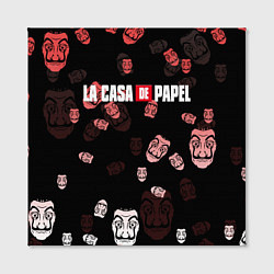 Холст квадратный La Casa de Papel Z, цвет: 3D-принт — фото 2