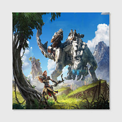 Холст квадратный HORIZON ZERO DAWN, цвет: 3D-принт — фото 2
