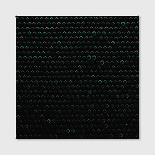 Картина квадратная Текстура геометрия ромбы черны / 3D-принт – фото 2