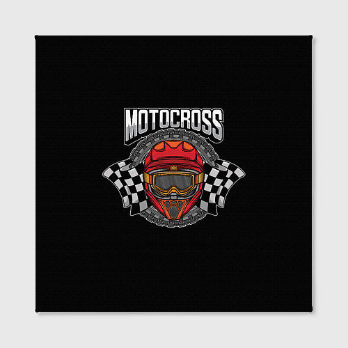 Картина квадратная Motocross Champion Z / 3D-принт – фото 2