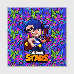 Холст квадратный Penny brawl stars Пенни, цвет: 3D-принт — фото 2