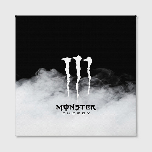 Картина квадратная MONSTER ENERGY BLACK / 3D-принт – фото 2