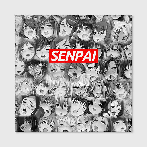 Картина квадратная SENPAI СЕНПАЙ / 3D-принт – фото 2