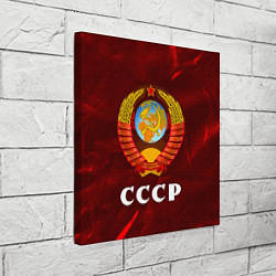 Холст квадратный СССР USSR, цвет: 3D-принт — фото 2
