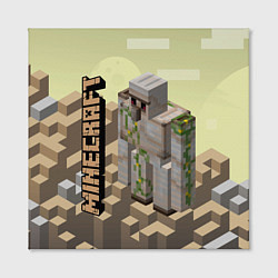 Холст квадратный Minecraft, цвет: 3D-принт — фото 2