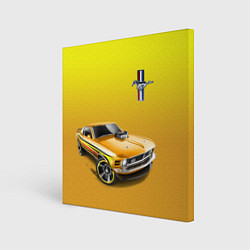 Картина квадратная Ford mustang - motorsport