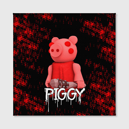 Картина квадратная Roblox Piggy / 3D-принт – фото 2