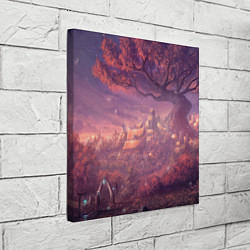 Холст квадратный Fantasy Forest, цвет: 3D-принт — фото 2