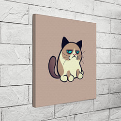 Холст квадратный Великий Grumpy Cat, цвет: 3D-принт — фото 2