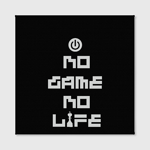 Картина квадратная NO GAME NO LIFE / 3D-принт – фото 2