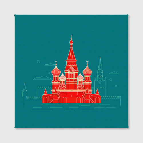Картина квадратная Москва / 3D-принт – фото 2