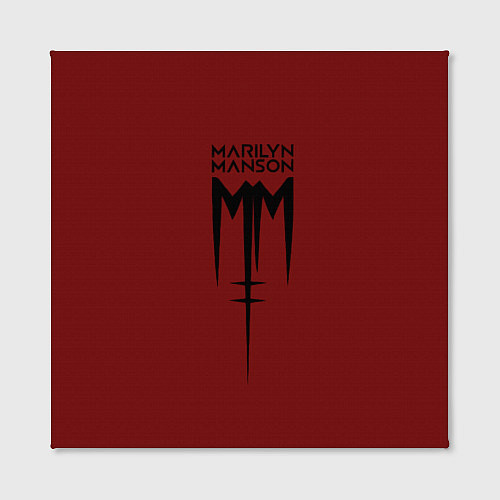 Картина квадратная Marilyn Manson / 3D-принт – фото 2