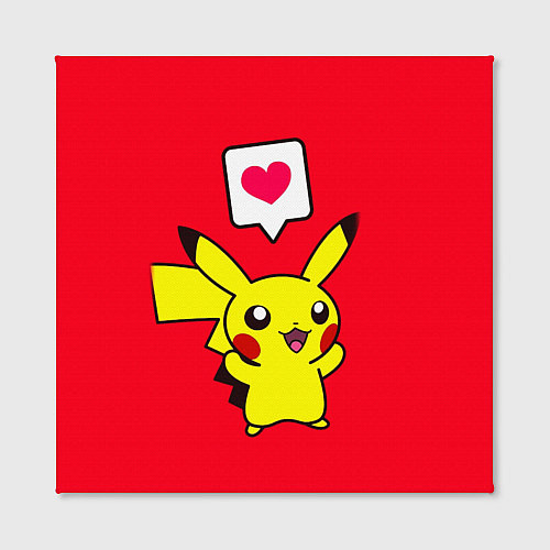 Картина квадратная Pikachu Pika Pika / 3D-принт – фото 2
