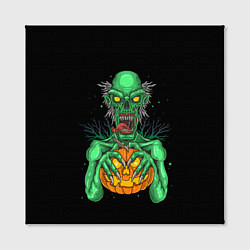Холст квадратный Halloween Zombie, цвет: 3D-принт — фото 2