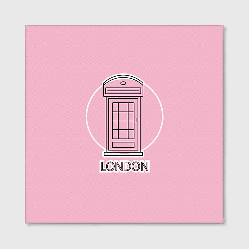 Картина квадратная Телефонная будка, London / 3D-принт – фото 2
