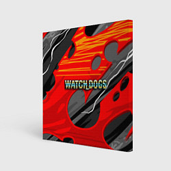 Холст квадратный Watch Dogs Recing, цвет: 3D-принт