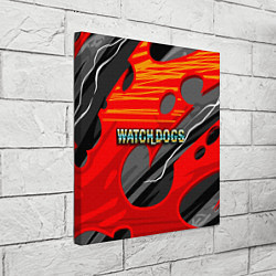 Холст квадратный Watch Dogs Recing, цвет: 3D-принт — фото 2
