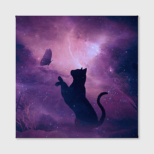Картина квадратная Star Cat / 3D-принт – фото 2