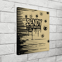 Холст квадратный BENDY AND THE INK MACHINE, цвет: 3D-принт — фото 2