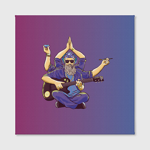 Картина квадратная БГ многорукий / 3D-принт – фото 2