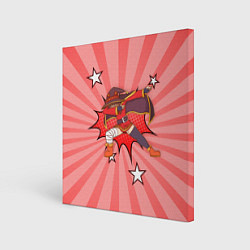 Холст квадратный Megumin Dabbing, цвет: 3D-принт