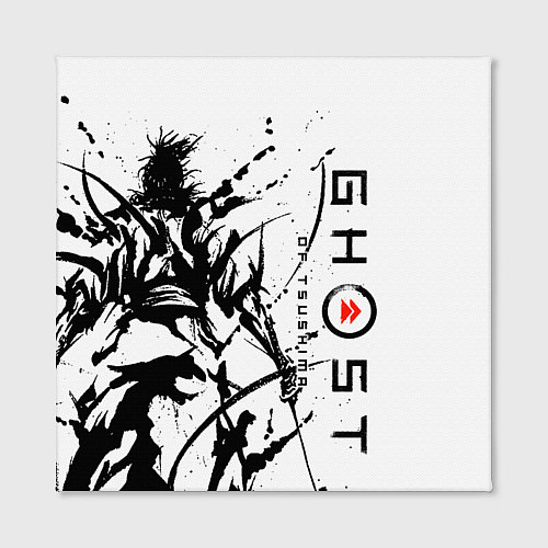 Картина квадратная Ghost of Tsushima / 3D-принт – фото 2