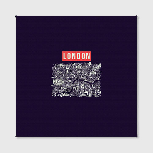 Картина квадратная LONDON / 3D-принт – фото 2