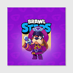 Холст квадратный Генерал Гавс - Brawl Stars, цвет: 3D-принт — фото 2