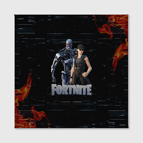 Картина квадратная Fortnite - Terminator / 3D-принт – фото 2