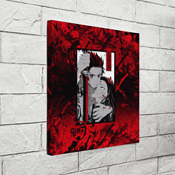 Холст квадратный Клинок рассекающий демонов, цвет: 3D-принт — фото 2