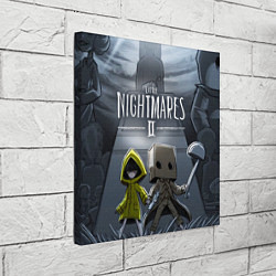 Холст квадратный LITTLE NIGHTMARES 2, цвет: 3D-принт — фото 2