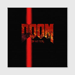 Холст квадратный Doom Rip and Tear, цвет: 3D-принт — фото 2