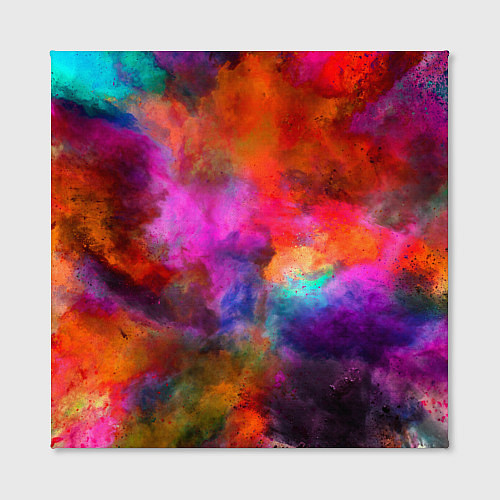 Картина квадратная Взрыв красок тай дай / 3D-принт – фото 2