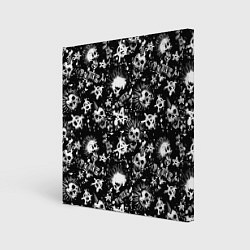 Холст квадратный Панк, цвет: 3D-принт