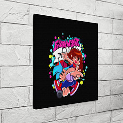 Холст квадратный Friday Night Funkin, цвет: 3D-принт — фото 2