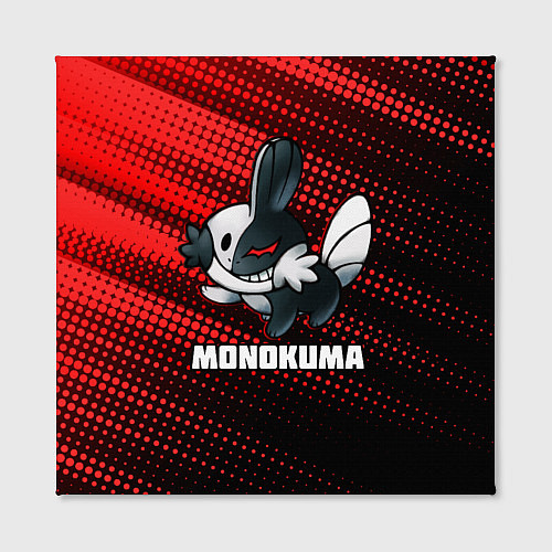 Картина квадратная MONOKUMA ROBOT / 3D-принт – фото 2