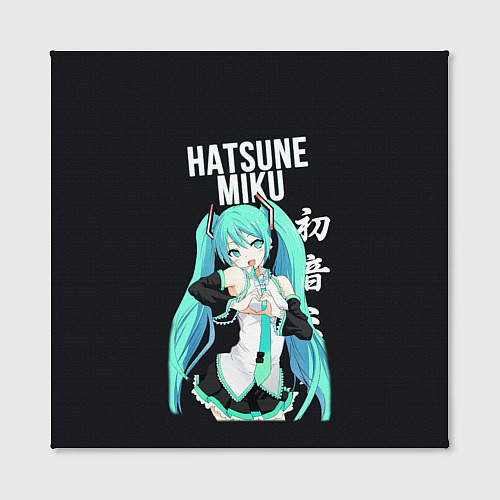 Картина квадратная Hatsune Miku Хацунэ Мику / 3D-принт – фото 2