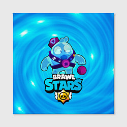 Холст квадратный Сквик Squeak Brawl Stars, цвет: 3D-принт — фото 2