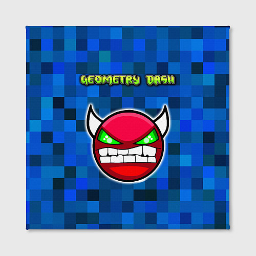 Картина квадратная Geometry Dash / 3D-принт – фото 2