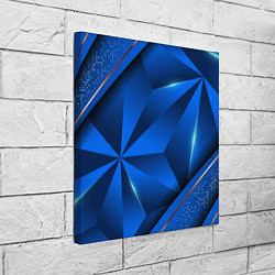 Холст квадратный 3D абстрактные фигуры BLUE, цвет: 3D-принт — фото 2