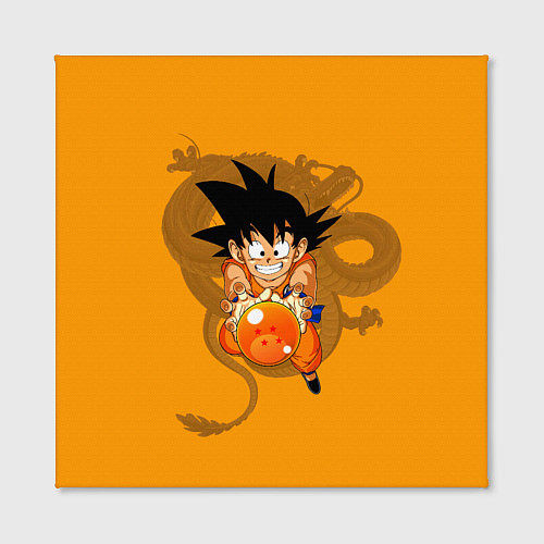 Картина квадратная Kid Goku / 3D-принт – фото 2