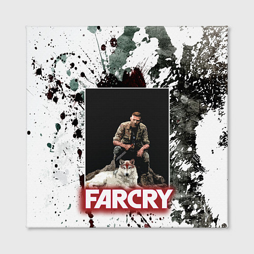 Картина квадратная FARCRY WOLF / 3D-принт – фото 2