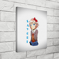 Холст квадратный Doki Doki SAYORI, цвет: 3D-принт — фото 2