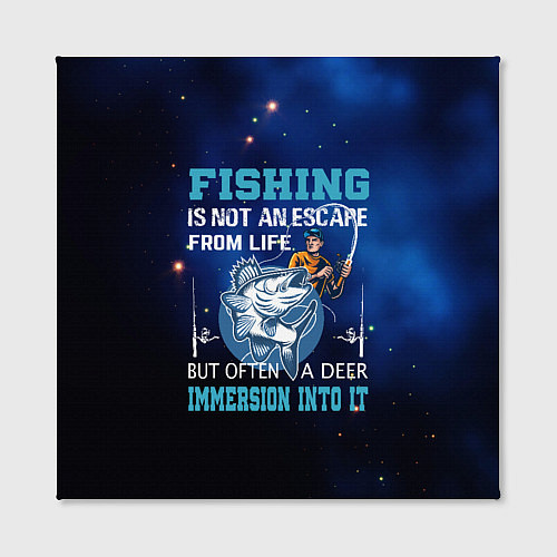 Картина квадратная FISHING PLANET Рыбалка / 3D-принт – фото 2