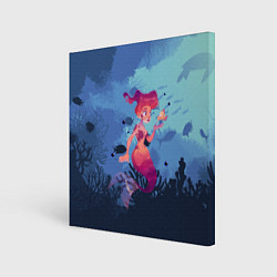 Картина квадратная Mermaid Русалочка Z