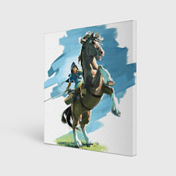 Картина квадратная Линк на коне