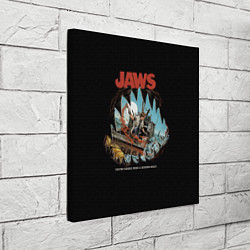 Холст квадратный Jaws cinema, цвет: 3D-принт — фото 2